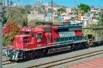 FXE SD40-2 leading a train